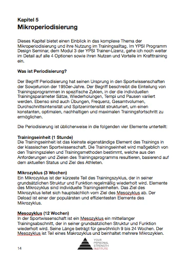 Strength and Mass Holiday (Deutsch) - Image 3