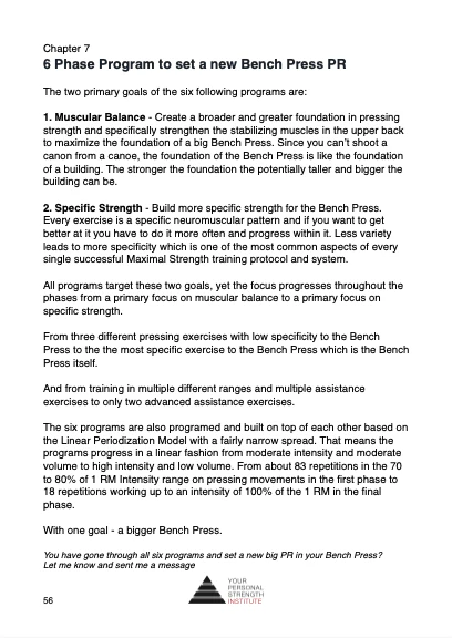 The YPSI Bench Press Manual - Image 5